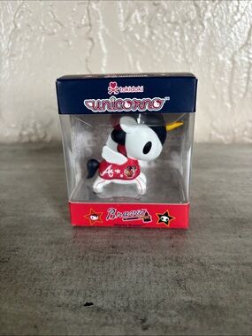 tokidoki Unicorno Atlanta Braves Red and Navy Vinyl Figure